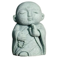 Lositera 迷你佛像 小沙彌 佛教飾品 6 x 4 x 4 cm, B, 1個