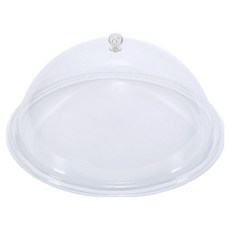 Yomopic 透明壓克力圓形圓頂食物罩, 1個, 單一顏色