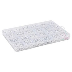 Labelloa 英文字母串珠工藝 DIY 套組 26件組, 1套, 混合色