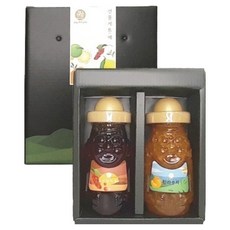 JejuNFarm 頂級茶飲2種禮盒, 1個, 五味子茶 320g + 漢拏峰茶 300g