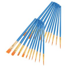 Kblanc 現代水彩壓克力畫筆10件組 珠光藍, 1.5 x 18 cm, 2套