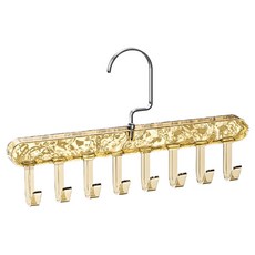 葉子小舖 多功能波浪晾衣架, 透明金