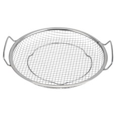 Balunfini 全不鏽鋼雙耳提把網狀蒸盤瀝水籃, 1個, 單一顏色