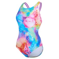 renoma 女性水墨印花X型美背連身泳衣 RN-LS2F533