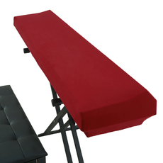 픽앤홈 고급 디지털 피아노 덮개 110~135cm x 30~45cm, 레드, 1개