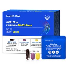뉴트리디데이 올인원 풀케어 멀티팩 멀티비타민, 30회분, 1개