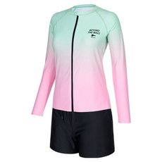 renoma 女款漸層拉鍊防磨衣上衣褲子套組 RN LS2F525