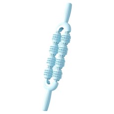 Soulrich 簡約腿部按摩滾輪 8輪按摩棒, 藍色, 1個