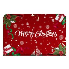 小麥購物 聖誕硅藻泥地墊, 雪落聖誕, 1個