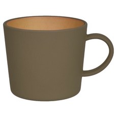 日本製木紋抗菌馬克杯 400ml, 棕色, 1個