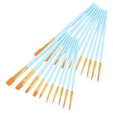 Keublance 現代水彩壓克力畫筆10件組 天空藍, 2套, 10件組