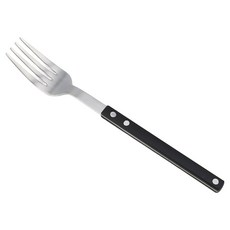 Bogen Brisha 銀色餐叉, 1個, 黑色