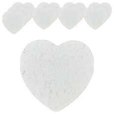 Taminayo 遇水膨脹神奇紙 心形 6mm, 10個, 混合顏色