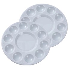 大成 美術課用調色盤, 2個, 10格