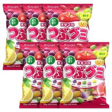 Kasugai 春日井 Tsubu Gummy 雷根糖, 6個, 65g