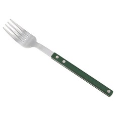Bogen Brisha 銀色餐叉, 1個, 綠色