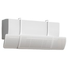 BM design 可愛動物圖案冷氣擋風板, 1個, A款加大版新款三合一可折疊純淨白