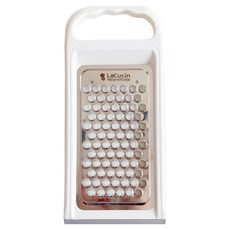 Rakuchin 304不鏽鋼手持刨絲器, 1個, 白色