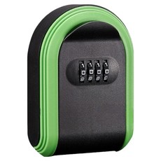 코레시스 튼튼한 미니 금고 128 x 93 x 43 mm, 그린