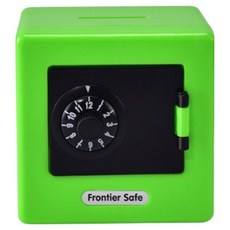 코레시스 귀여운 미니 금고 8.8 x 8.8 x 6.3 cm, 그린