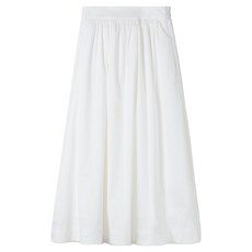 로엠 여성용 코튼 플레어 롱 스커트