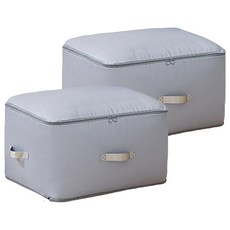 code86 棉被壓縮袋 收納袋 收納箱 灰色, 2個, 1入