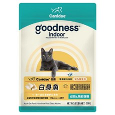 CANIDAE 良善 成貓&熟齡貓糧 白身魚 室內貓專用, 1袋, 300g