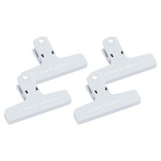 Gold Pang 復古磁鐵夾 灰色, 1入, 4個, 10.2 x 6.4 cm