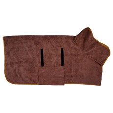 Artipet 寵物吸水游泳沐浴毛巾浴袍, 1個, 棕色
