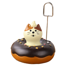 DULU 깜찍한 동물 명함꽂이 타입5 도넛, 1개