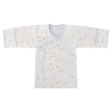 Combi 康貝 純棉柔紗 快樂車車 反折袖紗布肚衣