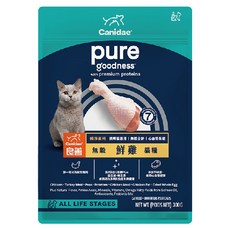CANIDAE 良善 全齡貓 純淨無穀系列貓糧 鮮雞, 關節 + 腸道健康, 300g, 1包