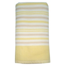 SHING LONG TEXTILE 台灣興隆毛巾 麥克紗布浴巾, 黃色, 1條