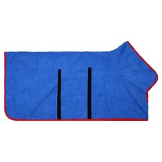 Artipet 寵物吸水游泳浴巾浴袍, 藍色, 1個