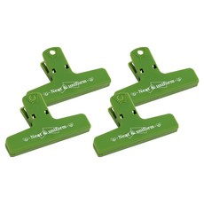 Goldpang 復古夾 磁鐵夾 綠色, 1入, 4個, 10.2 x 6.4 cm