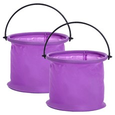 Dodo Living 隔板折疊式美術用水彩水桶 2L 2入, 紫色