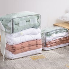 TAILI 太力 超大立體側開免抽氣手壓真空收納壓縮袋 換季棉被整理袋, 1組, 3個