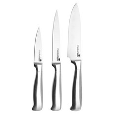 Masterclass 主廚刀具3件組, 主廚刀 + 多用刀 + 削皮刀, 1組
