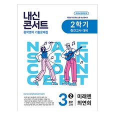 Edu Plaza 內申Concert 第2學期 期中考 歷屆試題本 MiraeN 崔延熙, 英文, 國中 3-2