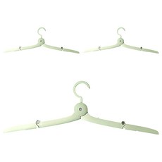 葉子小舖 伸縮迷你摺疊衣架 顏色隨機 3個 方便收納節省空間