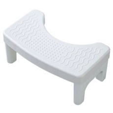 小麥購物 防滑馬桶腳踏凳 L102, 白色