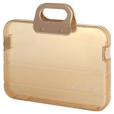 Mohaco 便攜式塑膠文件盒 文件袋, 1個, 燕麥色