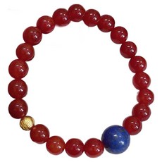 Flexline 日常精美念珠手鍊, 紅色, 1個