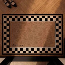 AFAMIC 艾法 復古花系刮泥玄關腳踏墊, 絲圈復古 09, 1個