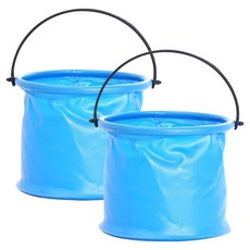 Dodo Living 隔板折疊式美術用水彩水桶 2L 2入, 藍色