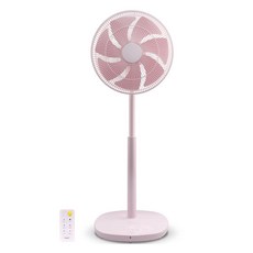 한경희생활과학 BLDC모터 인공지능 입체회전 앱연동 리모컨 키높이 선풍기 핑크, HEDF-8090TR