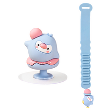 Cocoland 馬桶座墊套矽膠把手組, 天空藍