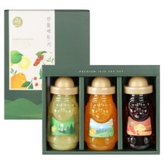 JejuNFarm 頂級濟州茶季禮盒, 1套, 青橘茶 300g + 漢拏峰茶 300g + 五味子茶 320g
