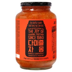 다미즐 자몽 과일청, 2kg, 1개입, 1개