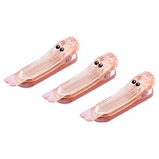Gold Pang 矽膠書夾 粉紅色, 3入, 1個, 61 x 13 x 17 mm
